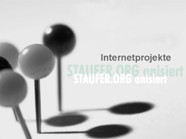 STAUFER.ORGanisiert Internetprojekte